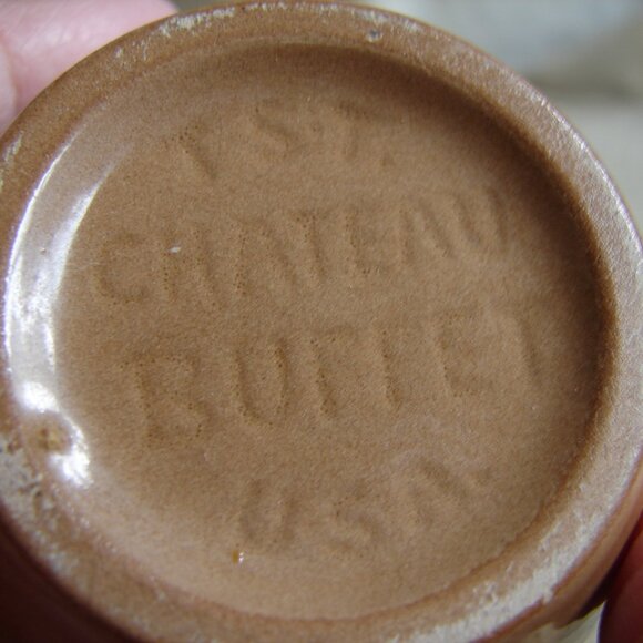 Vtg Chateau Buffet Lot of 3 CUSTARD CUPS/Ramekins, Turquoise, TST Taylor Smith - Picture 5 of 5